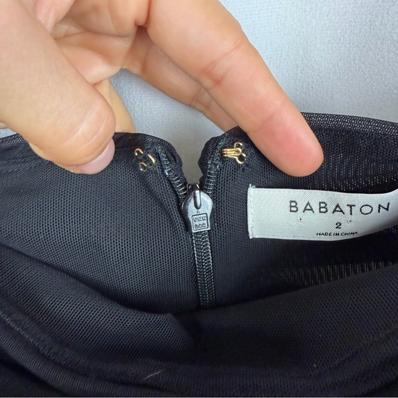 Babaton Aritzia Luxor Longsleeve Dress – Black | Size 2 - Picture 8 of 13